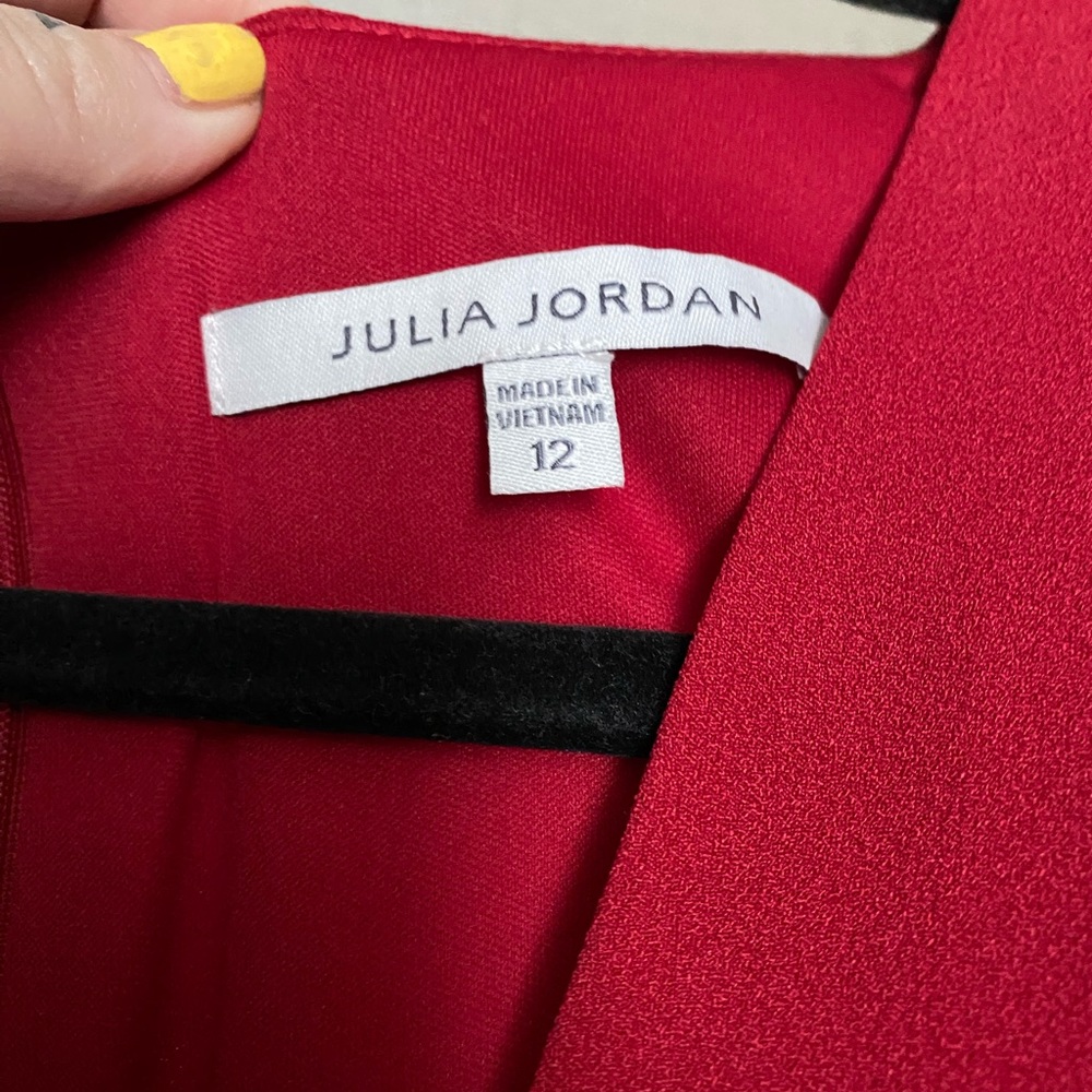 Red jumpsuit